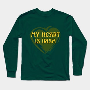 My Heart Is Irish Long Sleeve T-Shirt